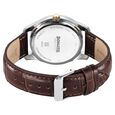 Sonata Wedding Quartz Analog Black Dial Leather Strap Watch For Men - image number 3
