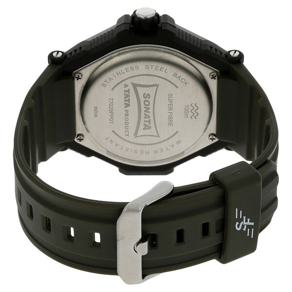 SF Quartz Dial Plastic Strap Watch for Men - image number 3