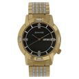 Sonata Quartz Analog with Day and Date Blue Dial Stainless Steel Strap Watch for Men