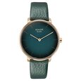 Sonata Sleek Quartz Analog Green Dial Green Leather Strap Watch for Women - image number 0
