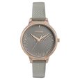 Poze by Sonata Quartz Analog Grey Dial Leather Strap Watch for Women - image number 0