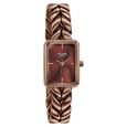Poze By Sonata Quartz Analog Brown Dial Brown Metal Strap Watch For Women - image number 2
