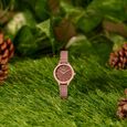 Poze By Sonata Quartz Analog Brown Dial Two Toned Metal Strap Watch For Women - image number 0