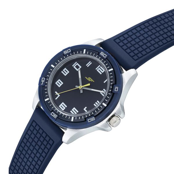 SF Sporty Analogs Quartz Analog Blue Dial Blue Plastic Strap Watch For Men - image number 1