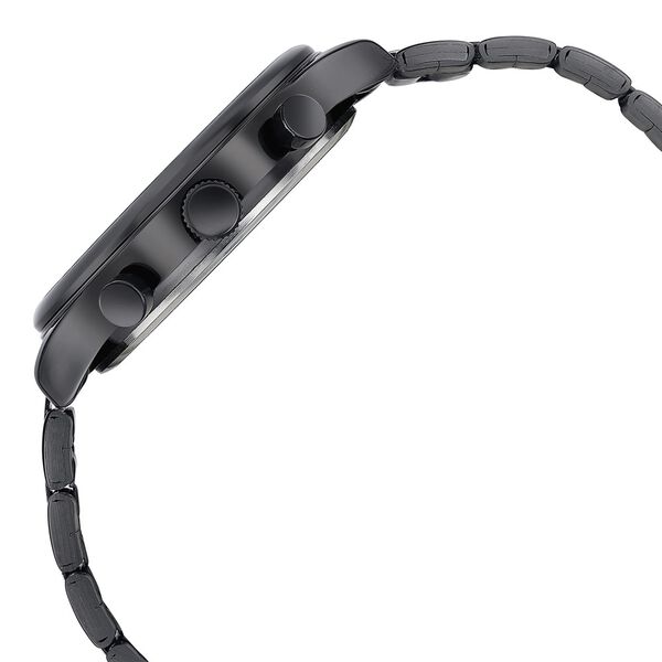 Sonata Quartz Multifunction Black Dial Stainless Steel Strap Watch For Men - image number 4