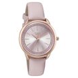 Sonata Poze Quartz Analog Pink Dial Leather Strap Watch For Women - image number 1