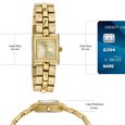Poze By Sonata Quartz Analog Golden Dial Golden Metal Strap Watch For Women - image number 3