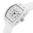 SF Maiden Voyage Sport Watch - White dial & Strap -Tonneau Shaped Case with Multifunction movement - image number 2
