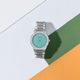 Sonata Poze Quartz Analog Blue Dial Silver Colour Stainless Steel Strap Watch For Men - image number 0