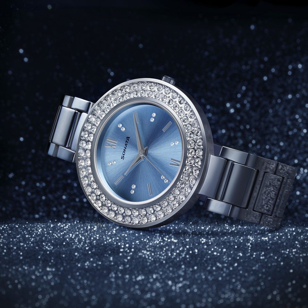 Sonata diamond watch top