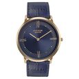 Sonata Poze Quartz Analog Blue Dial Leather Strap Watch for Men - image number 1