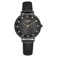 Poze by Sonata Quartz Analog Black Dial PU Leather Strap Watch for Women - image number 0