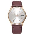 Poze by Sonata Quartz Analog Blue Dial PU Leather Strap Watch for Men