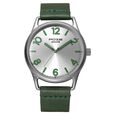 Poze by Sonata Quartz Analog Silver Dial PU Leather Strap Watch for Men