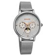Sonata Festive Quartz Multifunction Silver Dial Metal Strap Watch For Women - image number 0