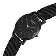Sonata Sleek Quartz Analog Black Dial Black Stainless Steel Strap Watch For Men - image number 1