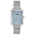 Sonata Poze Quartz Analog Blue Mother Of Pearl Dial Silver Color Stainless Steel Strap Watch For Women - image number 1