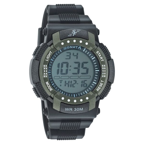 Sonata Digital Dial Strap Watch for Men - image number 0