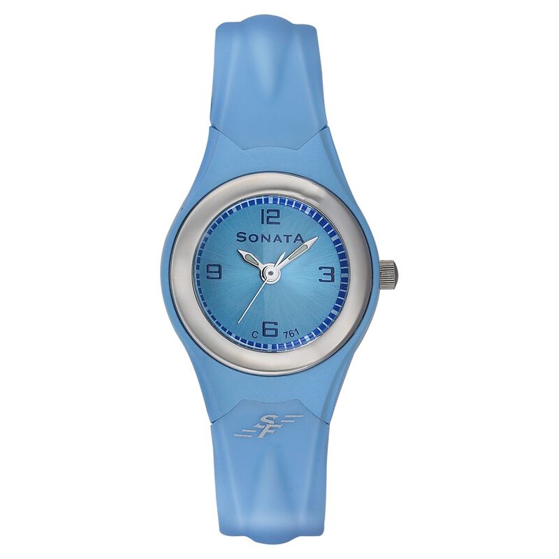 Sonata Quartz Analog Blue Dial Strap Watch for Women - image number 0