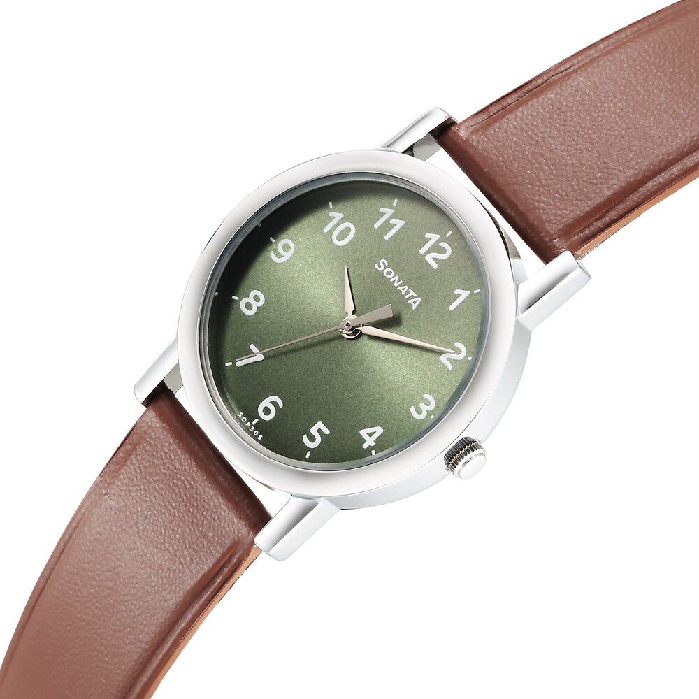 Sonata sales green watch