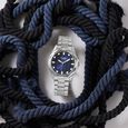 Poze By Sonata Quartz Analog Black Dial Two Toned Metal Strap Watch For Men