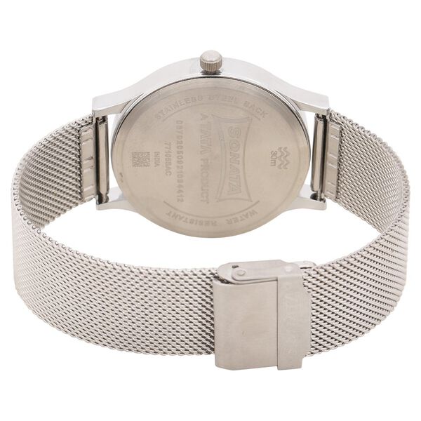 Knot Brown Dial Stainless Steel Strap Watch for Men - image number 4