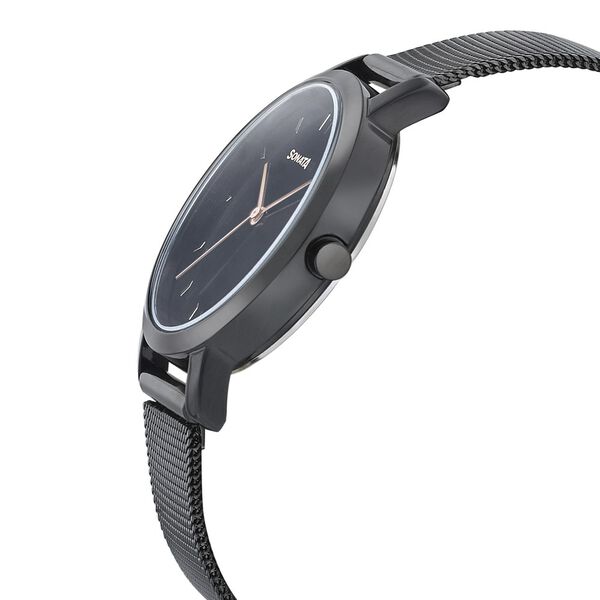 Sonata Onyx Black Dial Women Watch With Stainless Steel Strap - image number 2