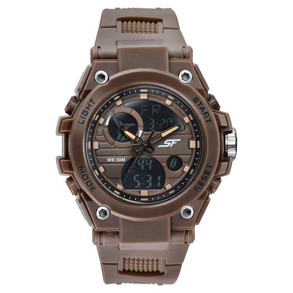 SF Ignite - Earthy Brown Anadigi Watch - image number 0