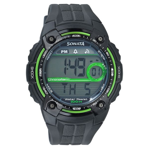 SF Digital Dial Plastic Strap Watch for Men - image number 0