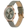 Sonata Modern Edit Quartz Analog Green Dial Leather Strap Watch For Women - image number 2