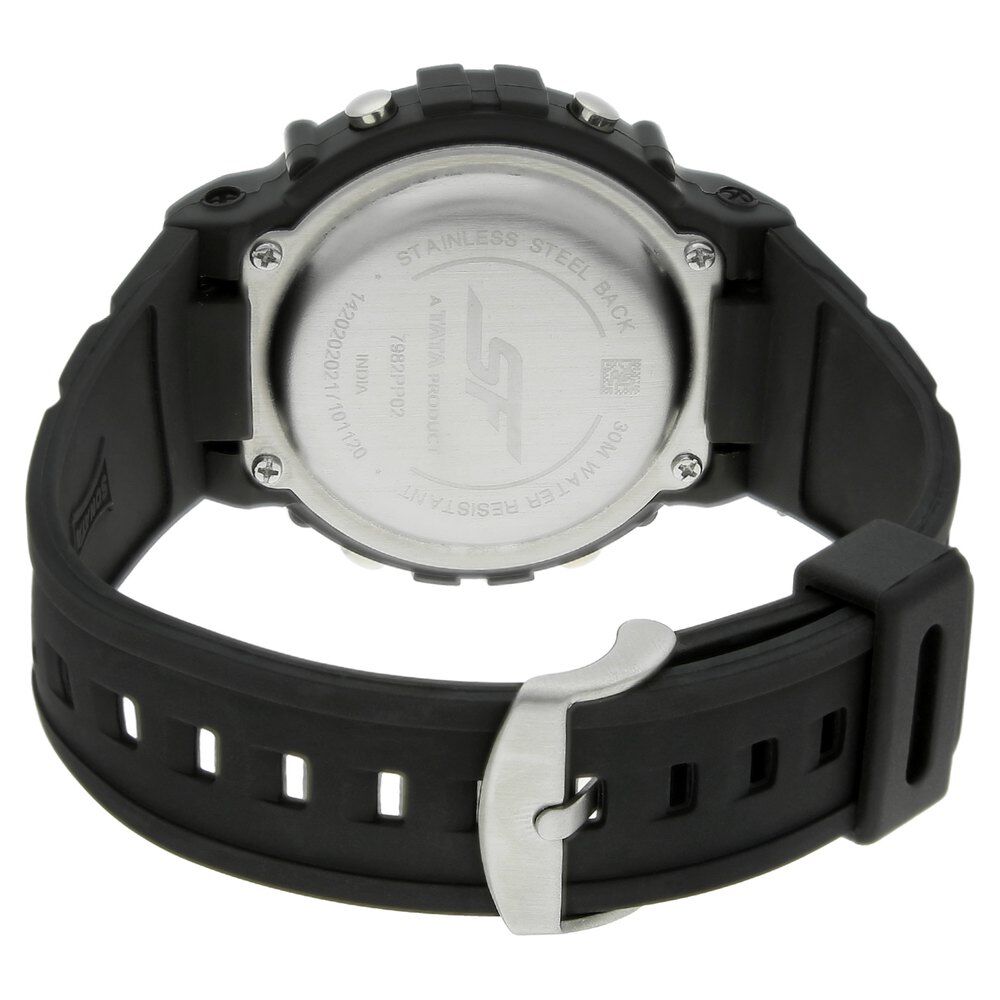 Buy Online SF Digital Dial Plastic Strap Watch for Men ns7982pp02 Sonata
