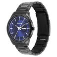 Sonata Force Quartz Analog with Day and Date Blue Dial Stainless Steel Strap Watch for Men - image number 1