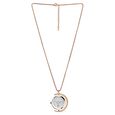 Sonata Poze Quartz Analog White Dial Rose Gold Metal Strap Watch For Women - image number 2
