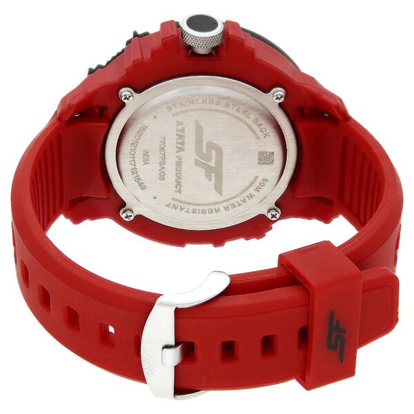 SF Quartz Analog Grey Dial Plastic Strap Watch for Men - image number 3