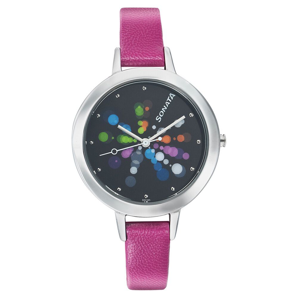 Multi coloured strap watch buy online new arrivals
