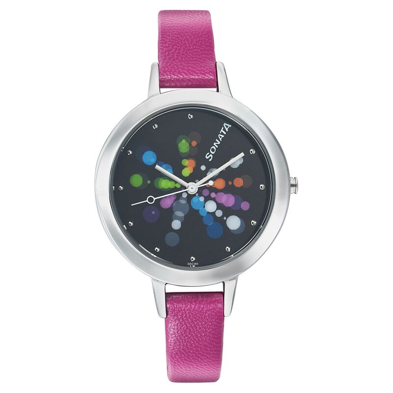 Sonata Quartz Analog Multicoloured Dial Strap Watch for Women - image number 0