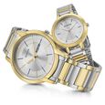 Sonata Quartz Analog Silver Dial Metal Strap Watch for Couple - image number 4
