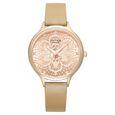 Poze by Sonata Quartz Analog Black Dial PU Leather Strap Watch for Women