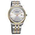 Sonata Eternia Quartz Analog with Date Black Dial Metal Strap Watch For Men