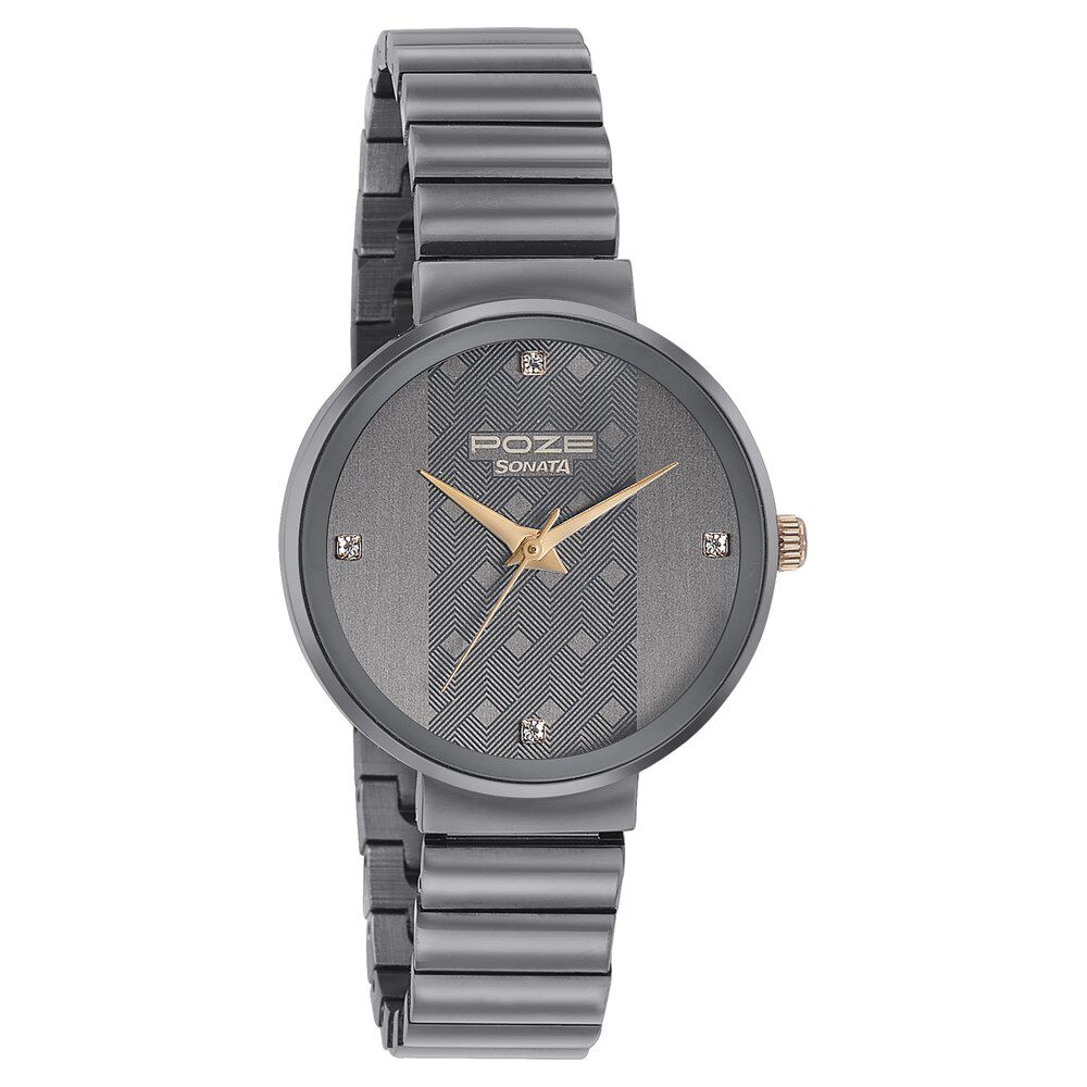 Sonata discount diamond watch