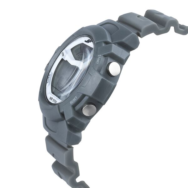 SF Digital Dial Grey PU Strap Watch for Men - image number 2