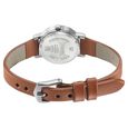 Sonata Floral Folkart Silver Dial Women Watch With Leather Strap - image number 3