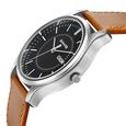 Sonata Quartz Analog with Day and Date Black Dial Leather Strap Watch for Men - image number 2