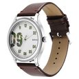 Sonata Quartz Analog White Dial Leather Strap Watch for Men - image number 1