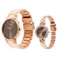 Sonata Quartz Analog Brown Dial Stainless Steel Strap Watch for Couple - image number 1