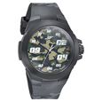SF Turbo Quartz Analog Multicoloured Dial PU Strap Watch for Men
