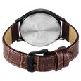 Sonata Unveil Quartz Multifunction Green Dial Leather Strap Watch for Men - image number 3