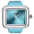 Ring Watch By Sonata Quartz Analog Blue Dial Silver Metal Strap Watch For Women - image number 1