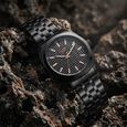 Poze Poze Quartz Analog Black Dial Black Metal Strap Watch For Men - image number 0
