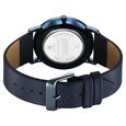 Sonata Sleek Quartz Analog Blue Dial Blue Leather Strap Watch For Men - image number 3